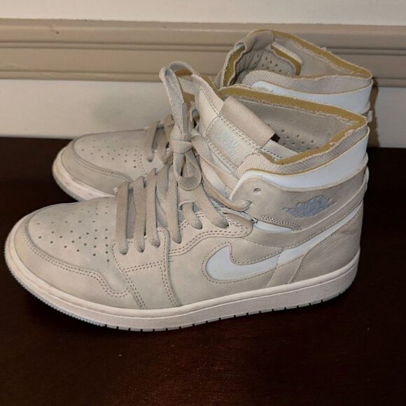 Jordan 1 High  Zoom Air CMFT Grey Fog Women's Sz 7.5 US/5 UK/38.5 EU CT0979-004 - Picture 7 of 13